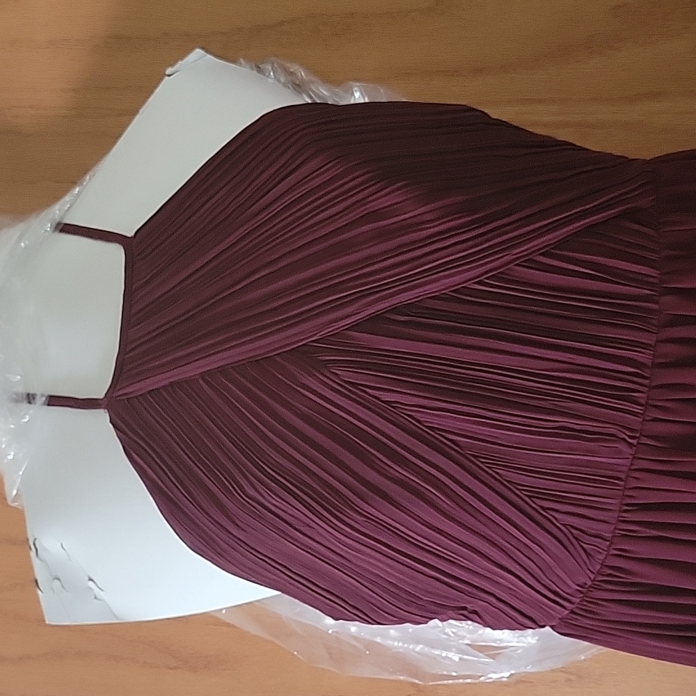 Bill Levkoff Maroon Bridesmaid dress